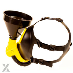 XTRM GOLDEN RUBBER MASK