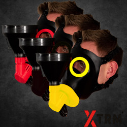 Soaker Nylon Piss Mask mit Strips