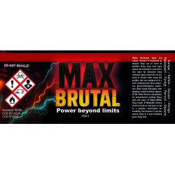 MAX BRUTAL 30 ml POPPERS+ 1 SOLO SMALL YELLOW SNFFR