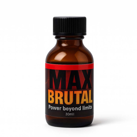MAX BRUTAL 30 ml POPPERS+ 1 SOLO SMALL YELLOW SNFFR