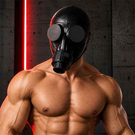 XTRM BLACKOUT GAS MASK KIT