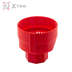 xtrm fetish rubber mask opaque dark circles red cover that covers the mouthpiece cool xtrm aroma filter